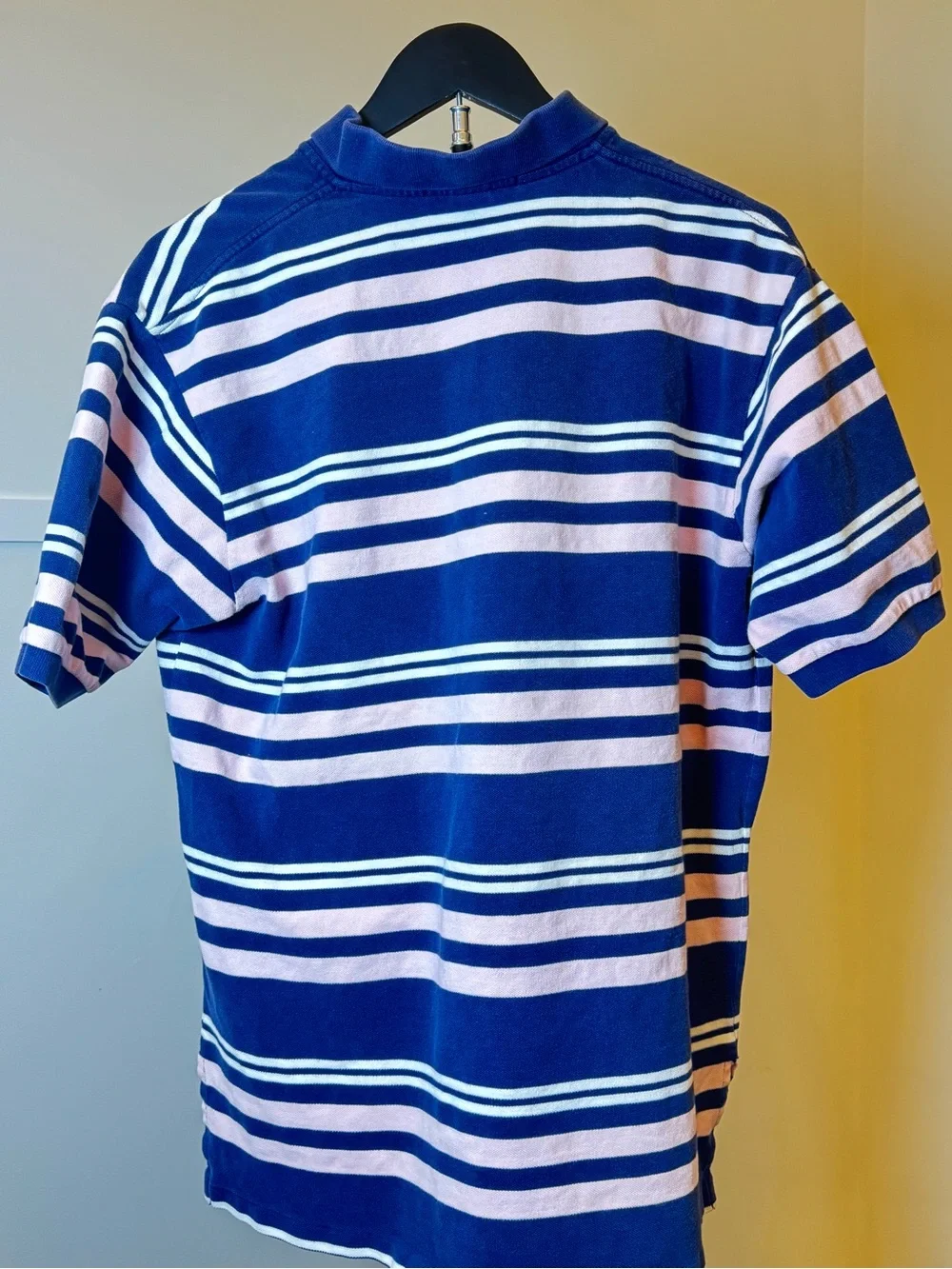 Ralph Lauren Pink & Navy Striped Polo Shirt